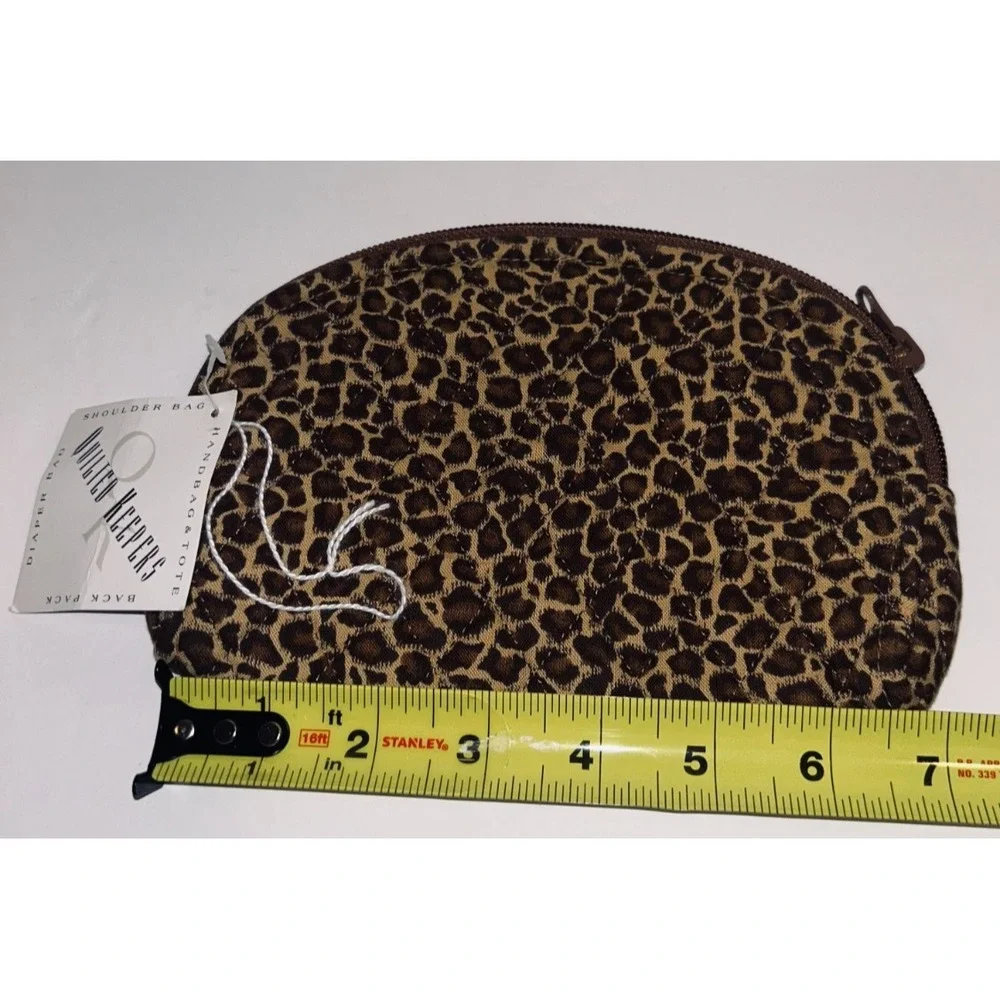 Y2K Quilted Keepers Diaper Bag Backpck Safari Leopard Print Elephant Giraffe Set